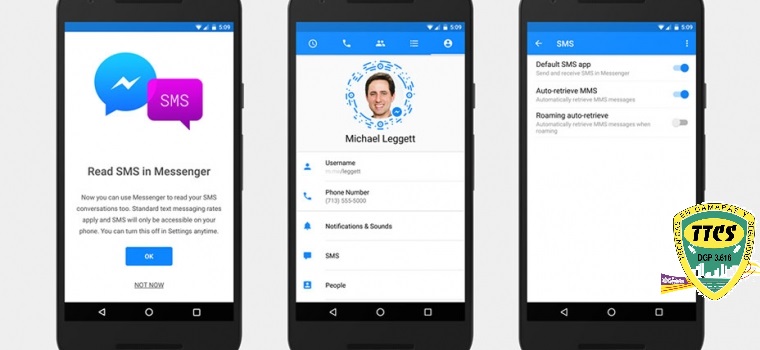 Facebook Messenger para Android incorporará los SMS
