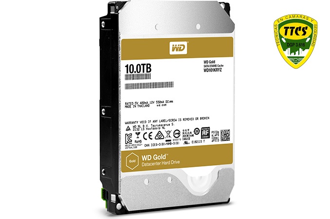 westerndigital 10TB para videovigilancia